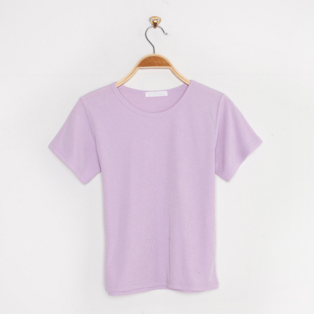 短袖T恤 lavender 彩色图像-S1L137
