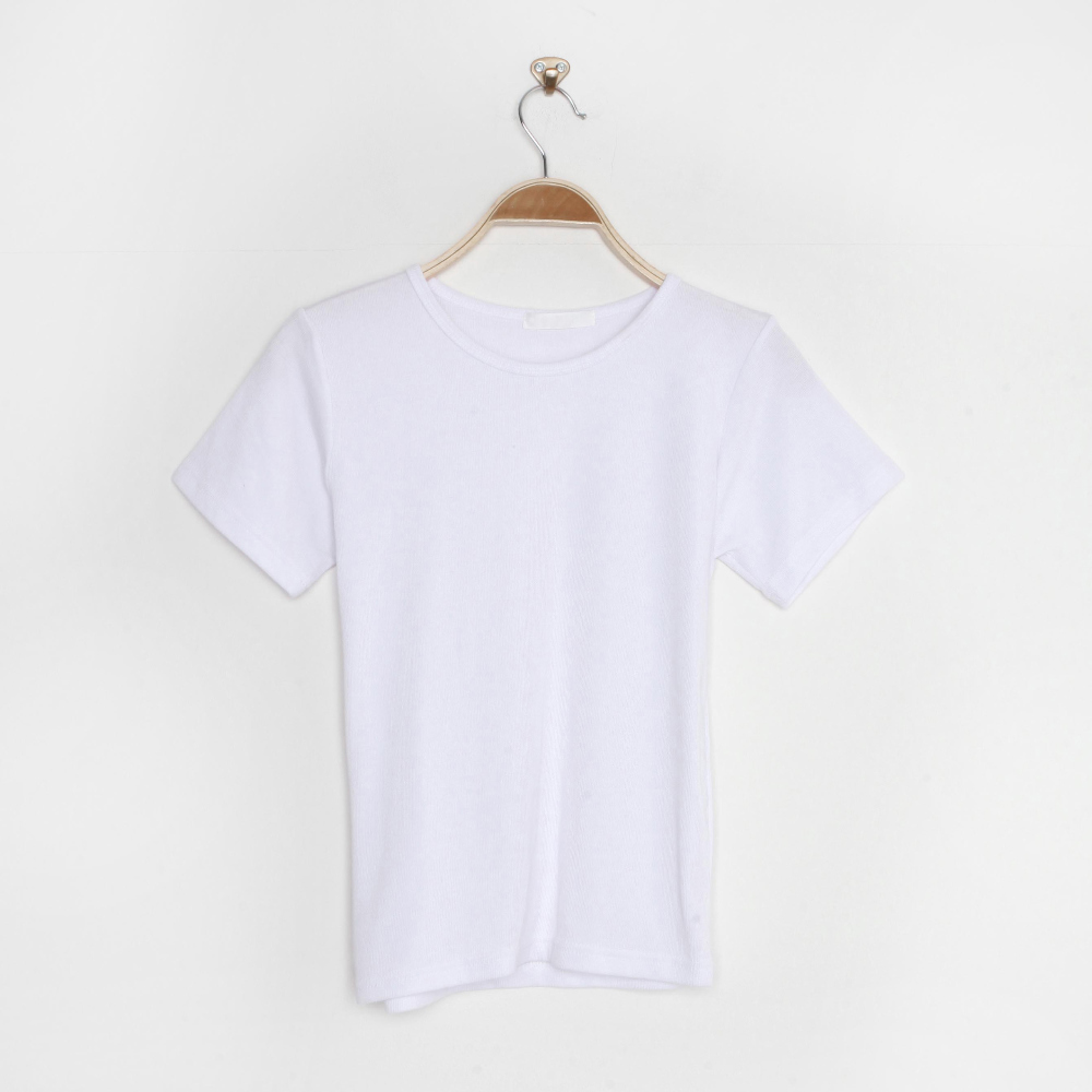 短袖T恤 white 彩色图像-S1L140