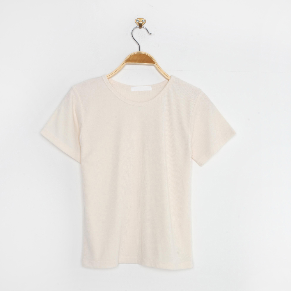 短袖T恤 cream 彩色图像-S1L135